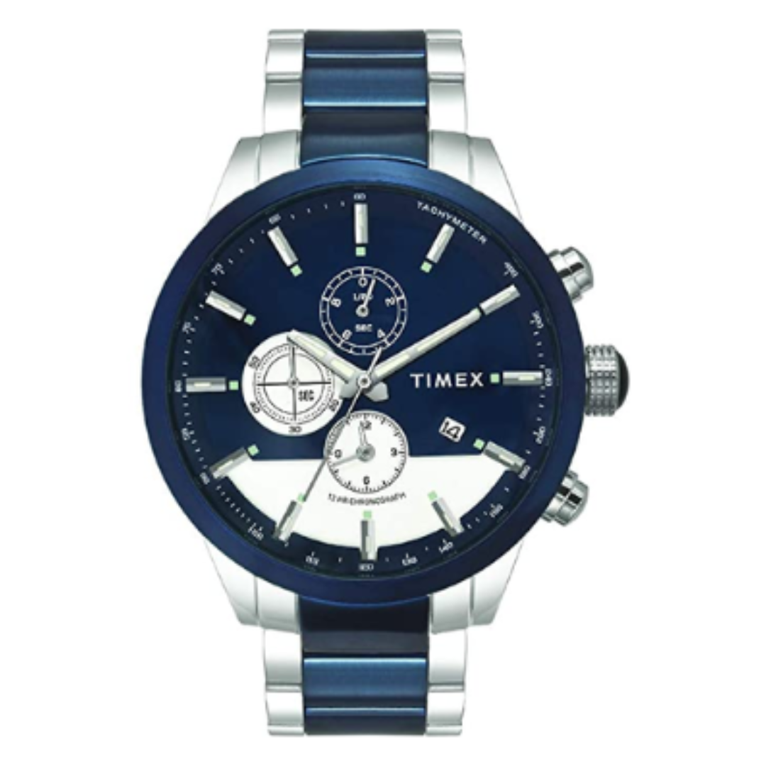 TIMEX MENS BLUE DIAL WATCH TWEG19404