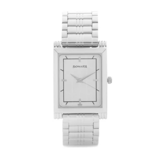 Silver Dial Silver Stainless Steel Strap Watch 77036SM02J (SDE691)