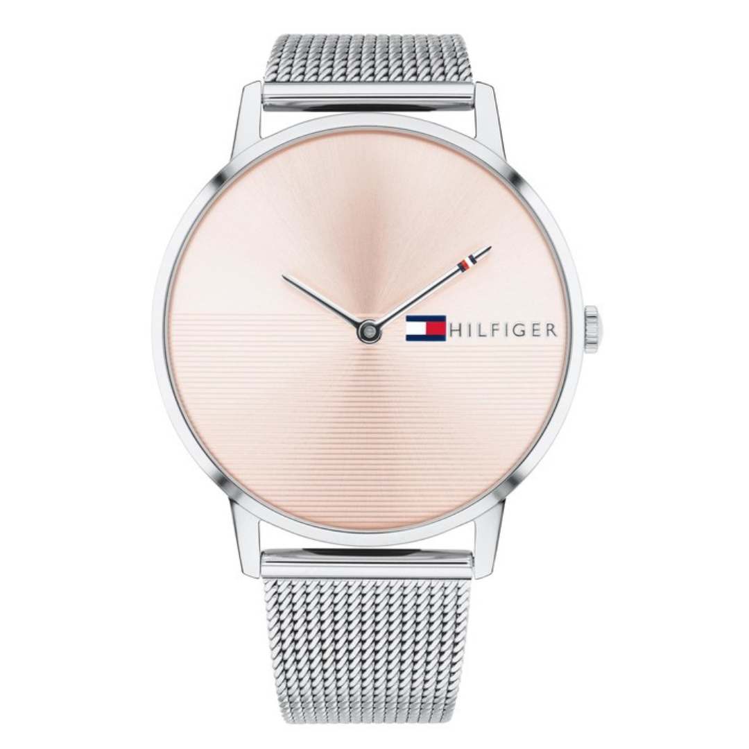 Tommy Hilfiger Womens Alex Pink Dial Stainless Steel Analogue Watch - TH1781970