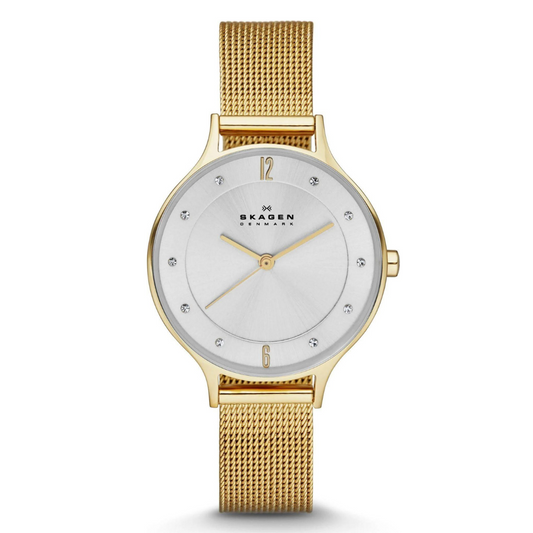 Anita Lille Gold-Tone Steel Mesh Watch SKW2150