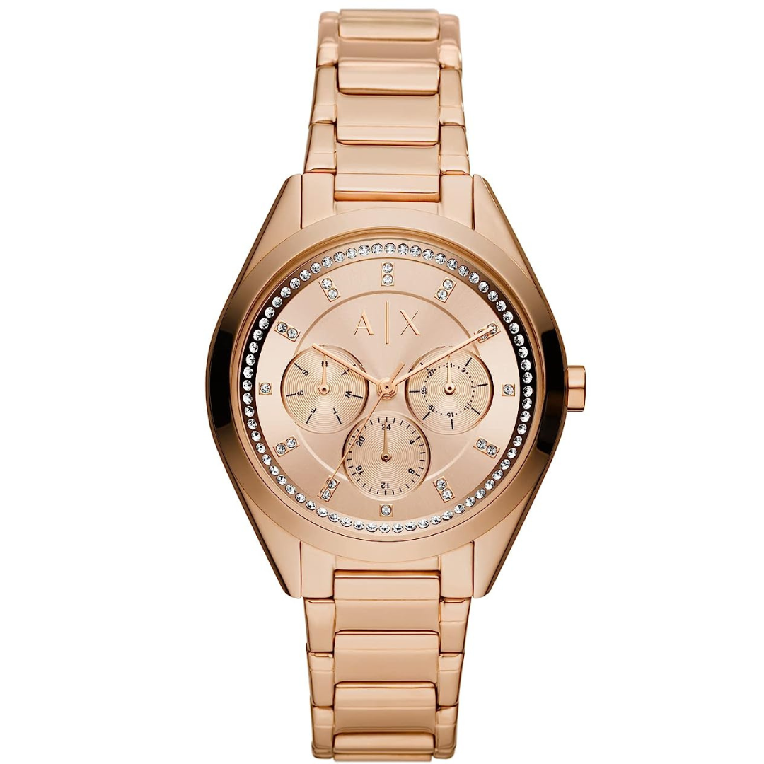 Armani Exchange Analog Rose Gold Dial Women's Watch-AX5658