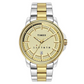 TIMEX FASHION MEN'S SILVER DIAL ROUND CASE DAY DATE FUNCTION WATCH -TWEG17204