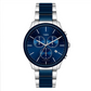 TIMEX FASHION MEN'S BLUE DIAL ROUND CASE CHRONOGRAPH FUNCTION WATCH -TWEG21701