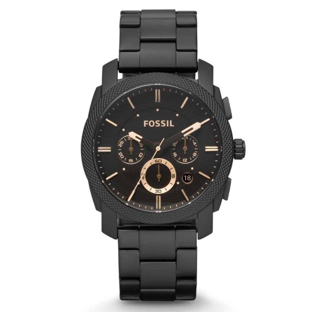 Fossil Machine Chronograph Analog Black Dial Men's Watch - FS4682