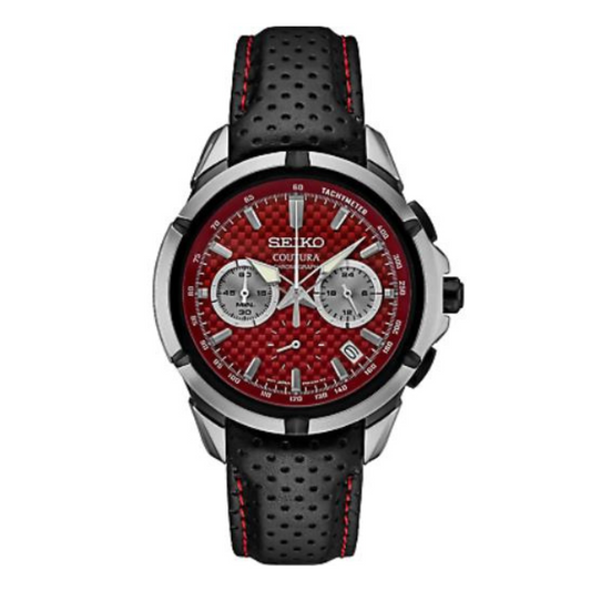 Seiko Coutura Chronograph Motor Sport Men Watch SSB435P9