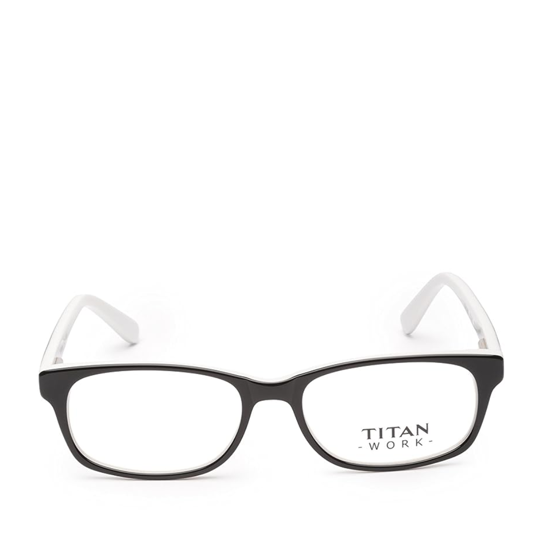 Titan Full Rim Rectangular Women's Spectacle Frame -  TR1082C1A1