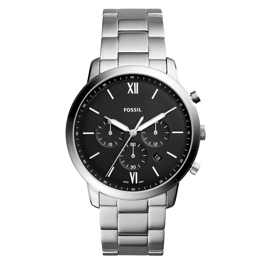 Fossil Analog Black Dial Men's Watch-FS5384