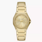 Armani Exchange Three-Hand Gold-Tone Stainless Steel Watch AX4608