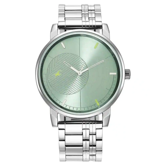 Fastrack STUNNERS 3.0 GREEN DIAL METAL STRAP WATCH 3278SM01