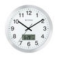 Metallic Wall Clock with Digital Display - 30 cm x 30 cm (Medium)  W0021MC03A