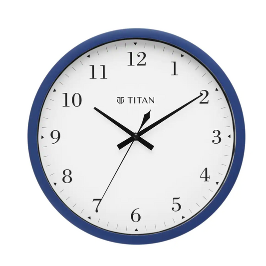 Classic Blue Wall Clock with Silent Sweep Technology - 30.0 cm x 30.0 cm (Medium)  NSW0044PA03A