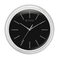 Titan Classic Silver Colour Wall Clock with Silent Sweep 34 x 34 (Medium) W0072PA02