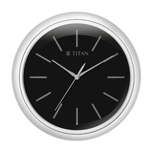 Classic Silver Colour Wall Clock with Silent Sweep 34 x 34 (Medium) W0072PA02