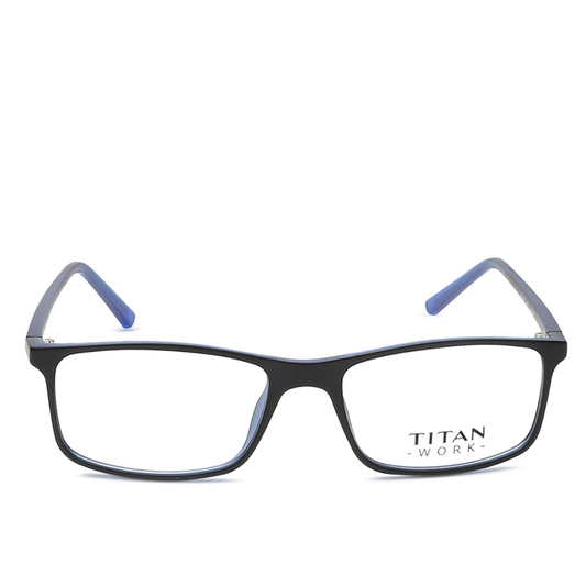 Blue Rectangle Rimmed Eyeglasses TI1037MFP