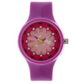 Pink Dial Purple Plastic Strap Watch NPC4038PP03W