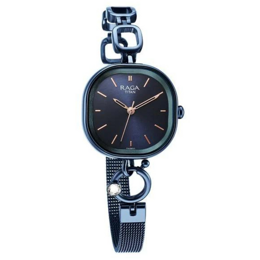 Raga Delight Blue Dial Metals Strap Watch 2693QM01 / NS2693QM01