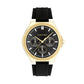 Calvin Klein Vibrancy Crystal Accent Gold-Tone Black Strap Chronograph Watch 25100107