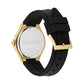 Calvin Klein Vibrancy Crystal Accent Gold-Tone Black Strap Chronograph Watch 25100107