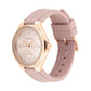 Calvin Klein Vibrancy Crystal Accent Rose-Tone Pink Strap Chronograph Watch  25100108