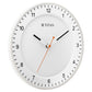 Titan Contemporary White Wall Clock with Domed Glass and Silent Sweep 27 x 27 cm (Small) W0010PA04