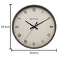 Classic Grey Wall Clock with Silent Sweep Technology - 29.5 cm x 29.5 cm (Medium)  NCW0043PA04A