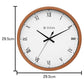 Classic Brown Wall Clock with Silent Sweep Technology - 30.0 cm x 30.0 cm (Medium)  W0044PA02A