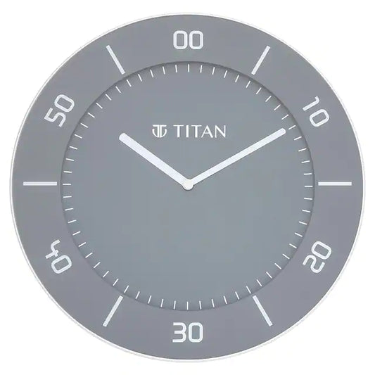 Titan Grey Slim Wall Clock - 30 cm x 30 cm (Medium) W0047PA02