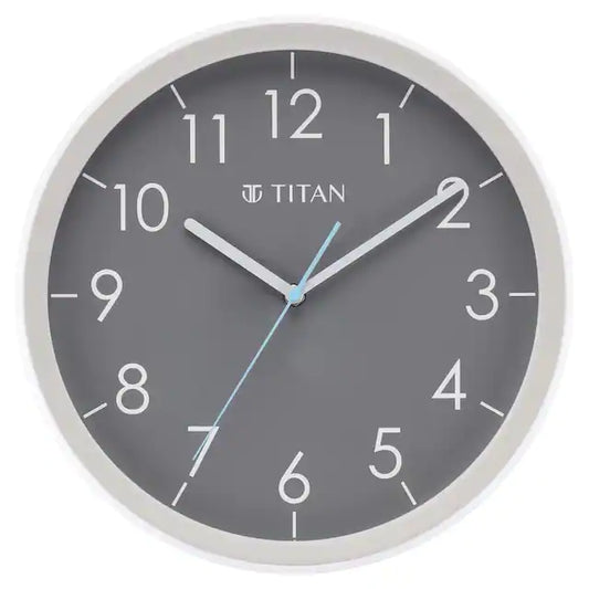 Titan Contemporary Grey Dial Grey Color Silent Sweep Technology - 32.5 cm x 32.5 cm (Medium) NBW0055PA03