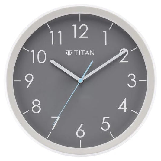 Titan Contemporary Grey Dial Grey Color Silent Sweep Technology - 32.5 cm x 32.5 cm (Medium) nsw0055pa03