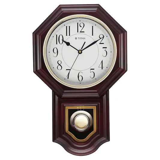 Classic Brown Colour Pendulum Clock with a Westminster chime (Large) NCW0071PM01