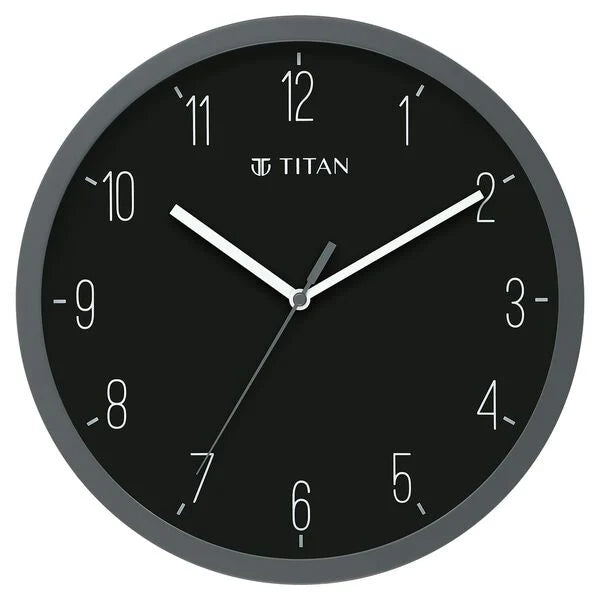 Titan Contemporary Colours Wall Clock - Grey 32 cm x 32 cm (Medium) w0073pa04