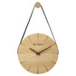 Titan Artisanal Hang-wood Wall Clock - 30 cm x 30 cm W0076WA01