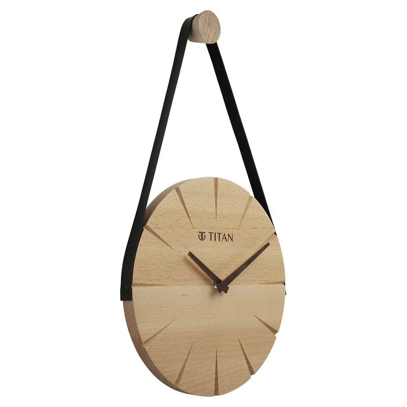 Titan Artisanal Hang-wood Wall Clock - 30 cm x 30 cm W0076WA01