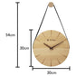 Titan Artisanal Hang-wood Wall Clock - 30 cm x 30 cm W0076WA01