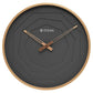 Titan Metallic Wall Clock with rose Gold Frame and Multi-layered Grey Dial 30 cm x 30 cm (Medium Size) nsw0078ma01