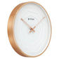 Titan Metallic Wall Clock with rose Gold Frame and Multi-layered White Dial 30 cm x 30 cm (Medium Size) nsw0078ma02