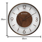 Titan Glass-Wood Fusion Wall Clock W0089WA01