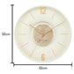 Titan Earth Flare Wall Clock - Pink Sandstone Texture w0093pa03