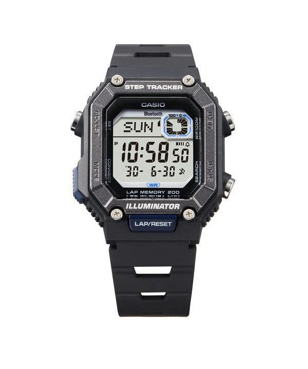 Casio Men's Black Digital Resin Watch YOUTH WS-B1000-1AVDF - D352