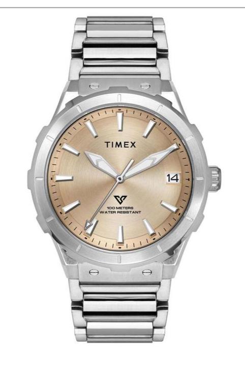 TIMEX Men E Class Watch with Champagne Dial - TWEG24803