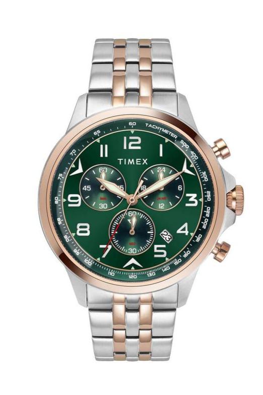 TIMEX Men E Class Watch with Green Dial  - TWEG25102