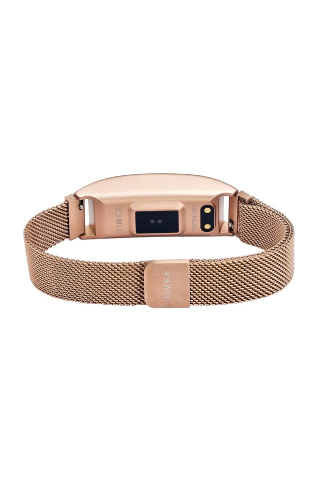 Timex Unisex Mesh Metal Fitness Band (Rose Gold) Digital - TWTXB100T