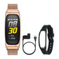 Timex Unisex Mesh Metal Fitness Band (Rose Gold) Digital - TWTXB100T