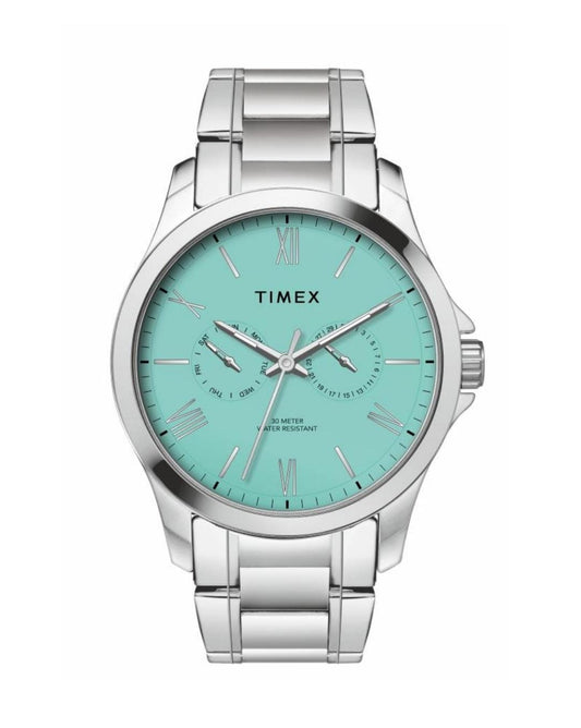 Timex Roman with Appliques Tiffany Blue dial Men's Watch TW000X141