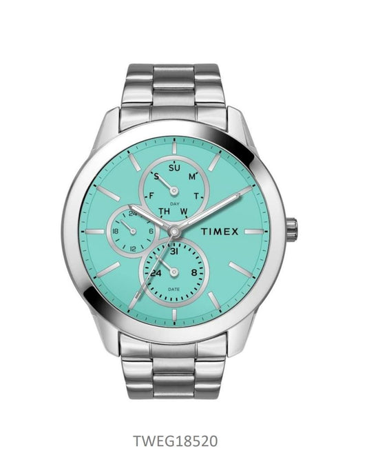 Timex Full Appliques Tiffany Blue dial Men's Watch TWEG18520