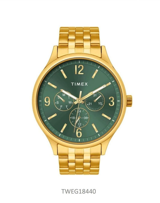 Timex Arabic and markers Green Dial Astrological  Men's Watch TWEG18440