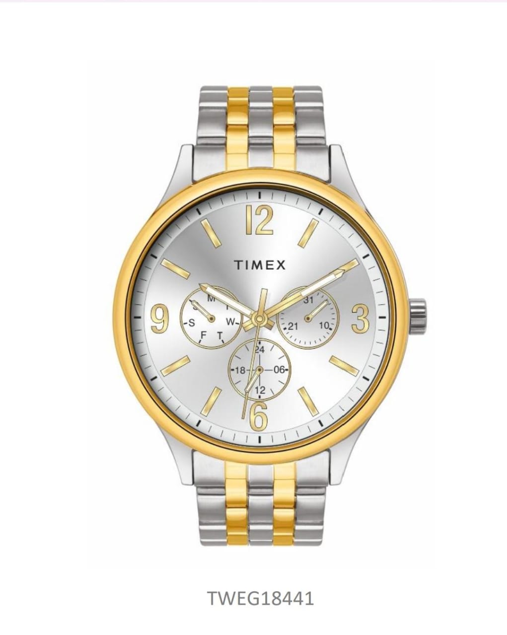 Timex Arabic and markers Silver Dial Men's Watch TWEG18441