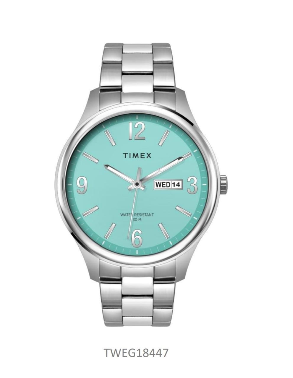 Timex Tiffany Blue Round Date/Day Dial Men's Watch TWEG18447