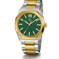 Gc Men's Green Dial Analog Stainless Steel Watch Z26002G9MF