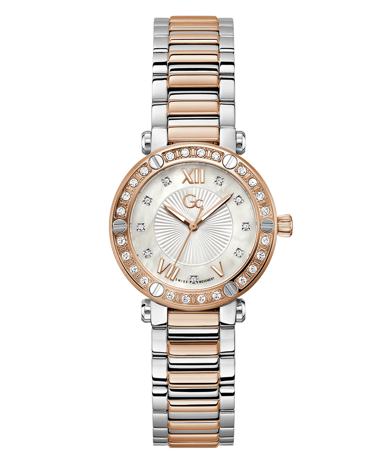 GUESS COLLECTION Aura Women White Round Dial Analog Watch - Z49001L1MF